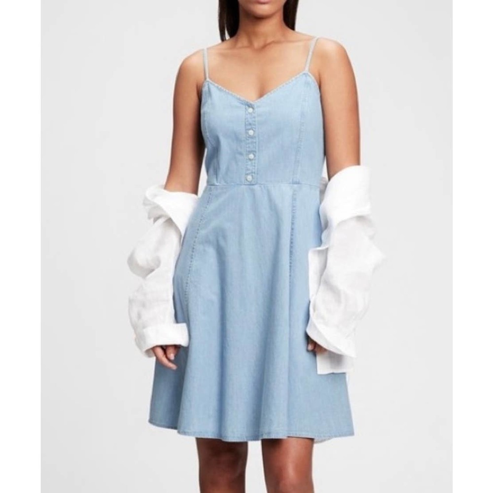Gap Denim Fit and Flair Dress